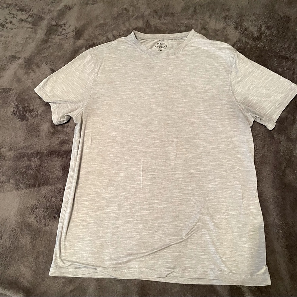 J-CREW Mens Medium Gray workout t-shirt